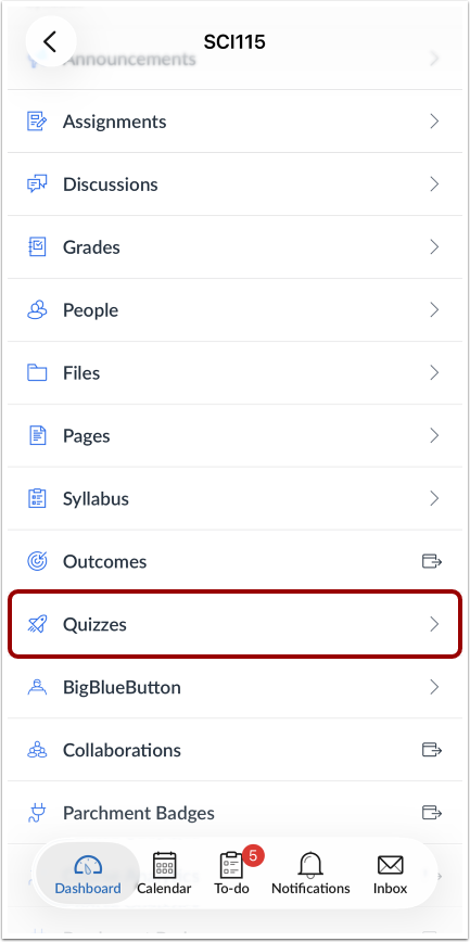 How do I take a New Quizzes assessment in the Canvas app on my iOS ...