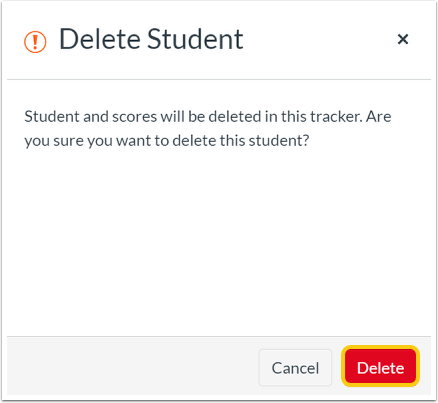 Delete Student