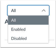 Filter Feature Options