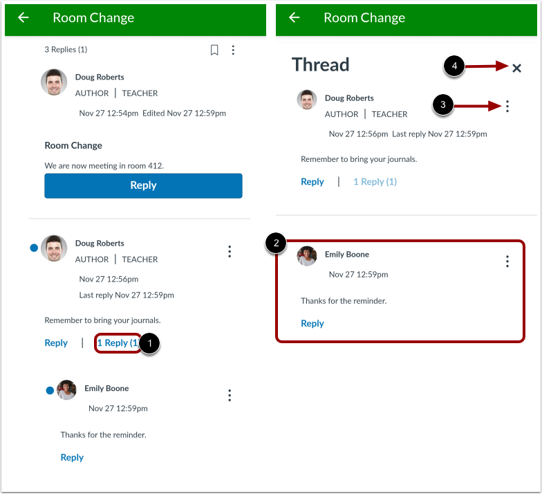 View Split Screen Announcement Thread Replies