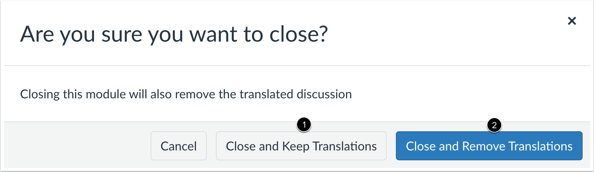 Select Disable Translation Options