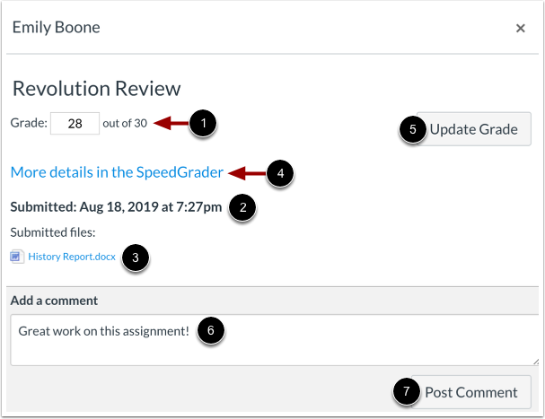 View Submission Details