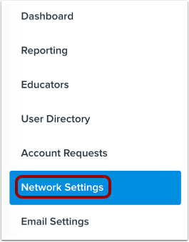 Open Network Settings