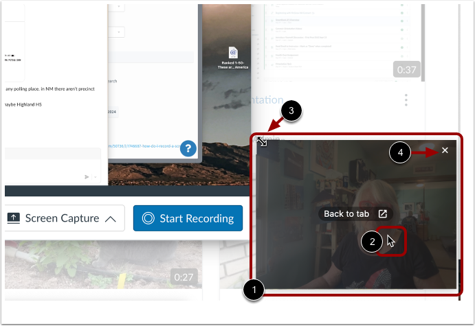 Manage picture-in-picture