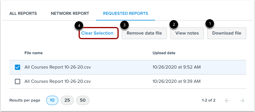 Select and Manage Custom Reports