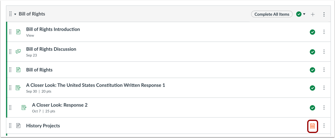 View Scheduled Page Publication