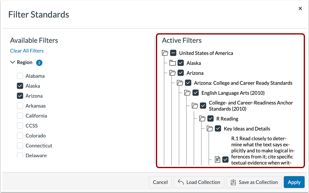 View Expanded Active Folders
