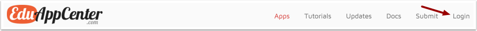 Log in to Edu App Center
