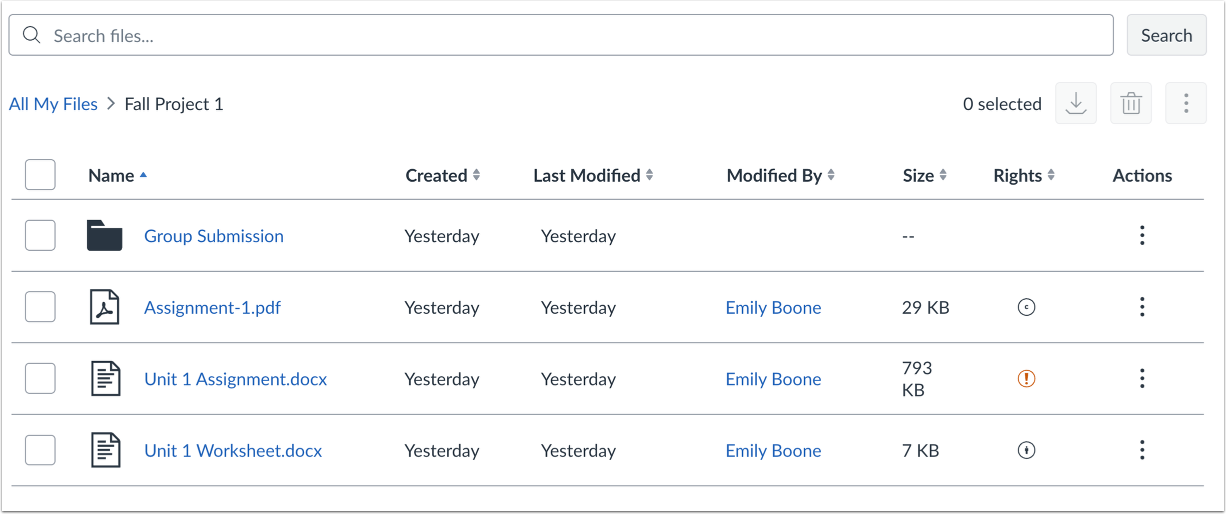 View Individual Files