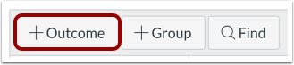 Create New Outcome