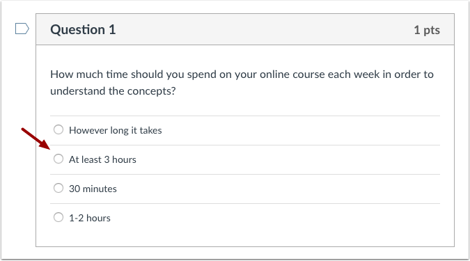 Multiple Choice Question