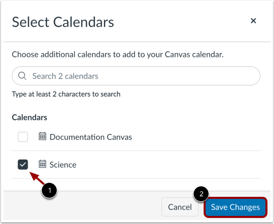 Select Calendar