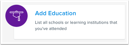 Add Education
