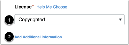 Choose Content License