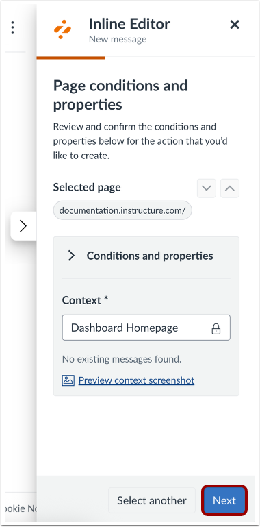 Confirm Page or Element Conditions