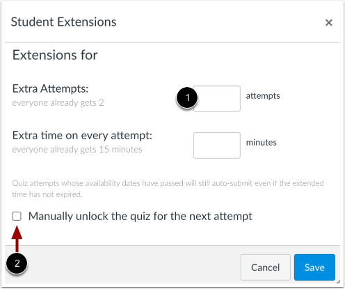 Give Student Extension