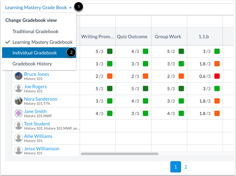 Switch to Individual View