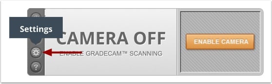 GradeCam Camera Settings