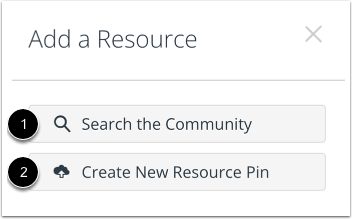Select Resource Type