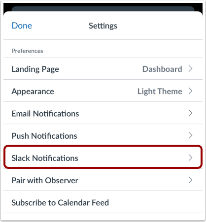 View Slack Notifications