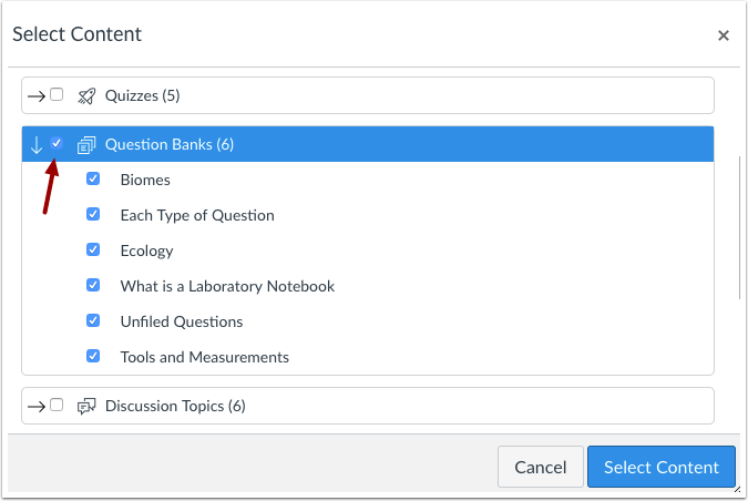 Select Question Banks