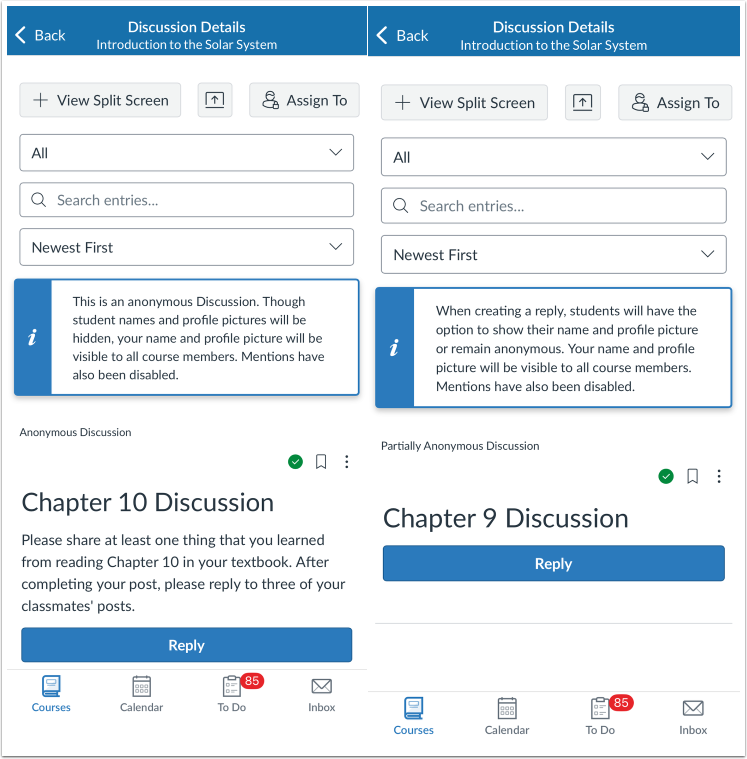 View Anonymous Discussion