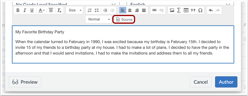 View or Edit HTML Source