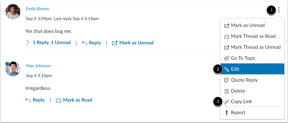 Edit Discussion Reply