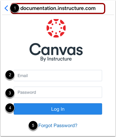 Enter Login Credentials