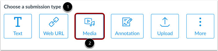 Select Submission Type