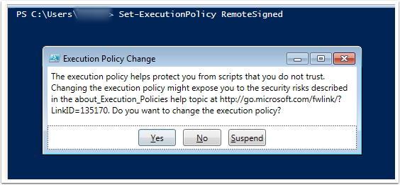 Execute PowerShell Scripts