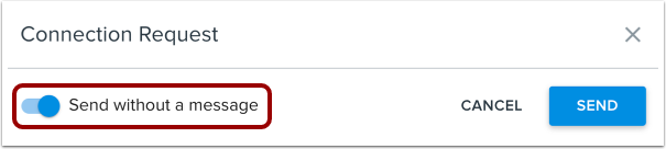 Send Without Message