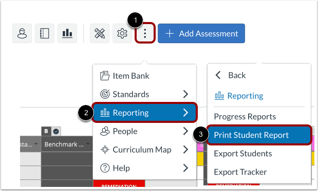 View Notes in Student Report