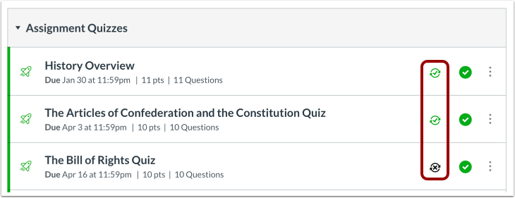 View SIS Quizzes
