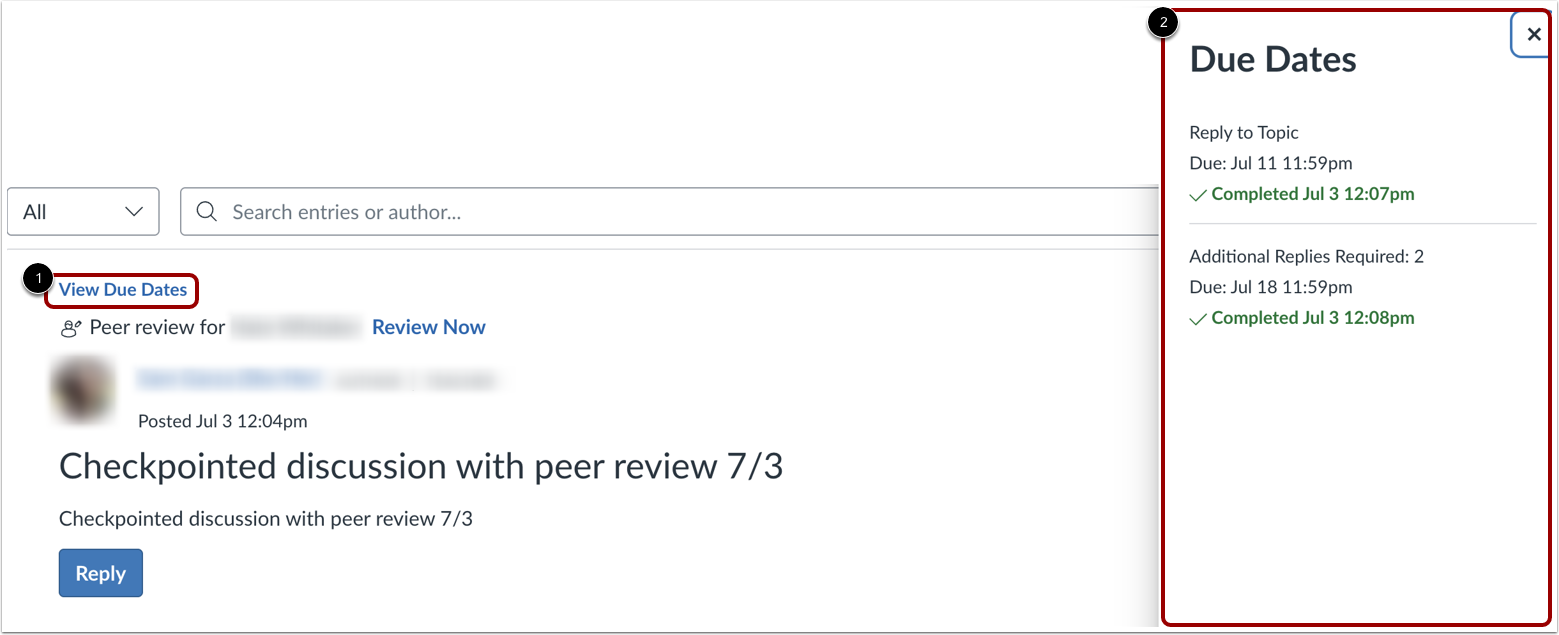 Checkpointed Discussion