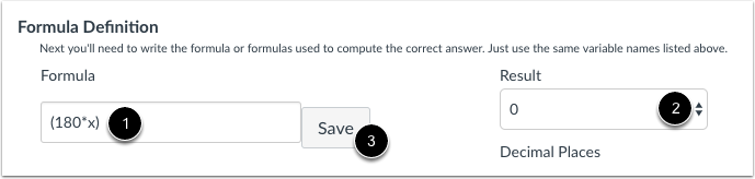 Set Formula Definitions