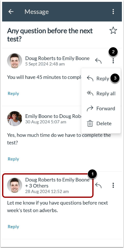 Open Group Recipients