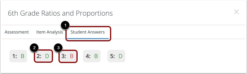 View Student Answers