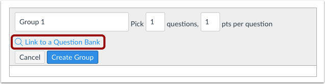 Link to a Question Bank
