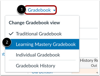 Open Learning Mastery Gradebook