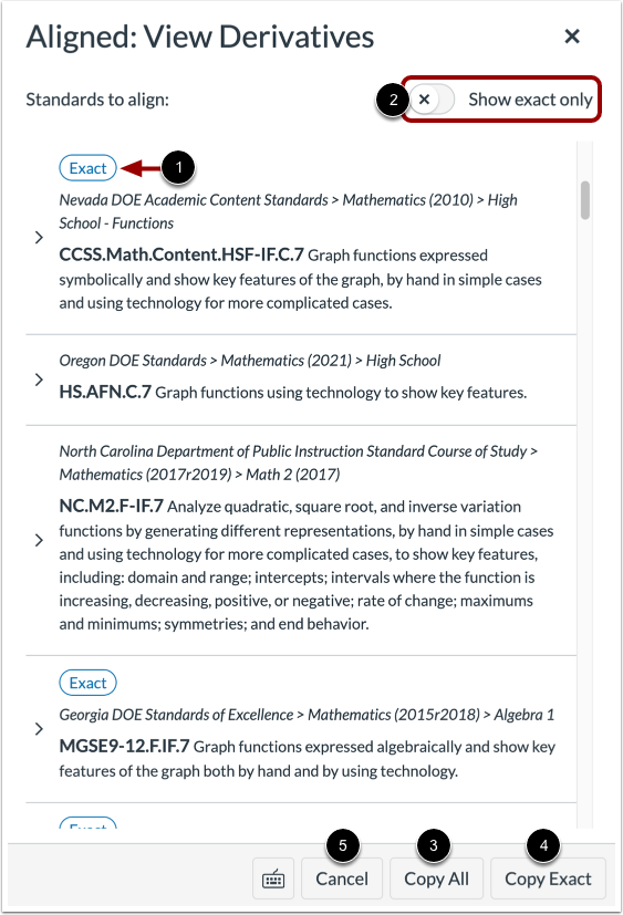 View Derivatives