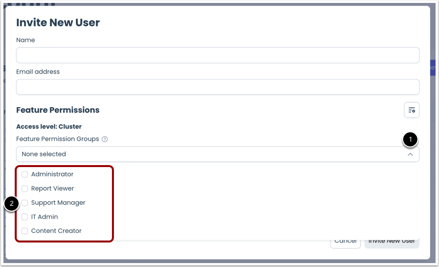 Access Level: Cluster