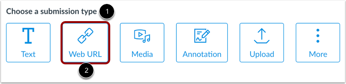 Select Submission Type