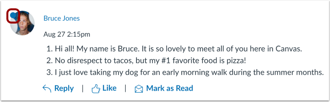 Verify Post as Unread