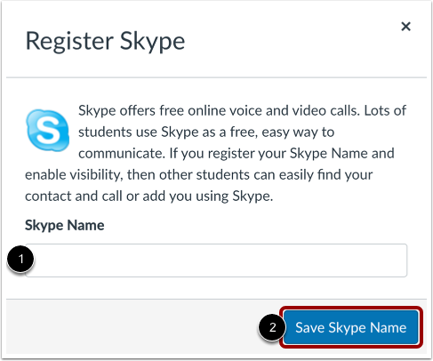 Log in to Skype