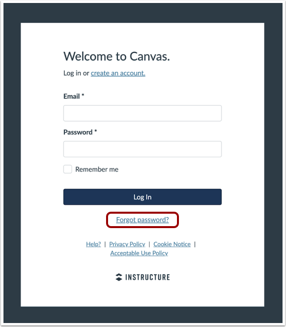 Confirm Login Information