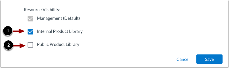 Manage Resource Visibility