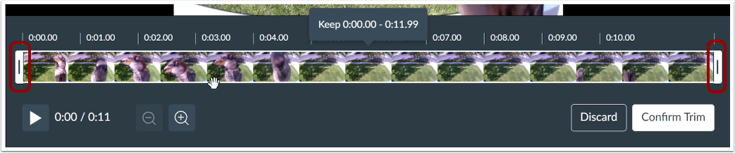 View Selection Sliders