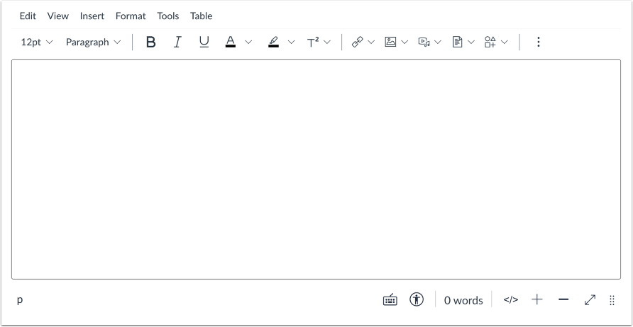 Open Rich Content Editor
