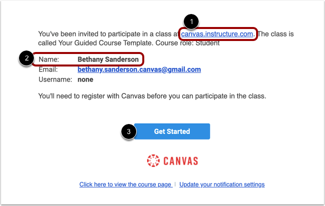 Accept Course Invitation